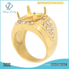 Latest fashion engagements rings designs , gold ruby finger rings for men hot selling